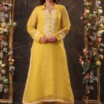 Yellow Collar Kurta Set