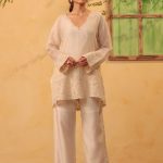 Ivory Heavy Applique Co-ord Set