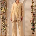 Beige Jacket Co-ord Set