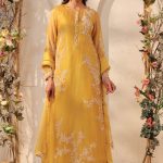 Yellow Jaal Straight Kurta Set