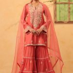 Pink Sharara Set