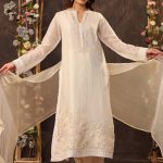 Ivory Straight Long Kurta Set