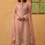 Light Pink Straight Long Kurta Set