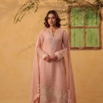 Light Pink Straight Long Kurta Set