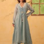 Light Blue Tie-Up Kurta Set