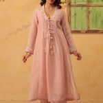 Light Pink Tie-Up Kurta Set
