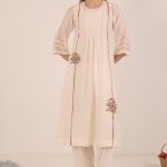 Ivory Nature Inspired Tunic Set