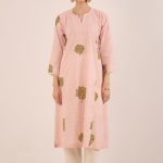 Pink Checkered Tunic Set
