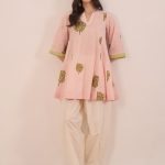 Pink Floral Motif Co-ord Set