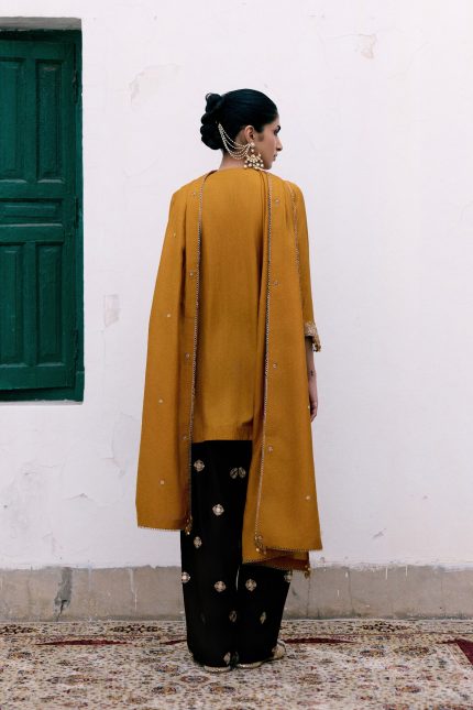 Dusk in Mustard Kurta Set