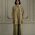 Sage Green Embroidered Co-ord set