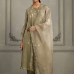 Sage Green Pleated Suit Set