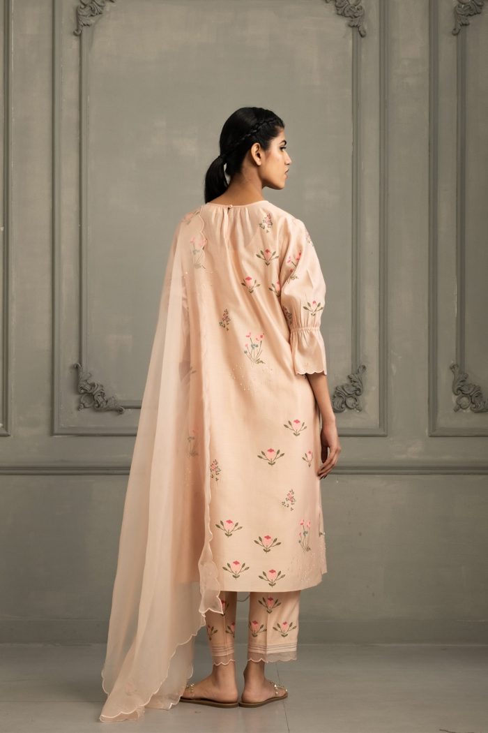 Old rose tunic Set