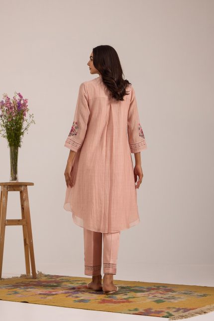 Pink Flora Tunic Set