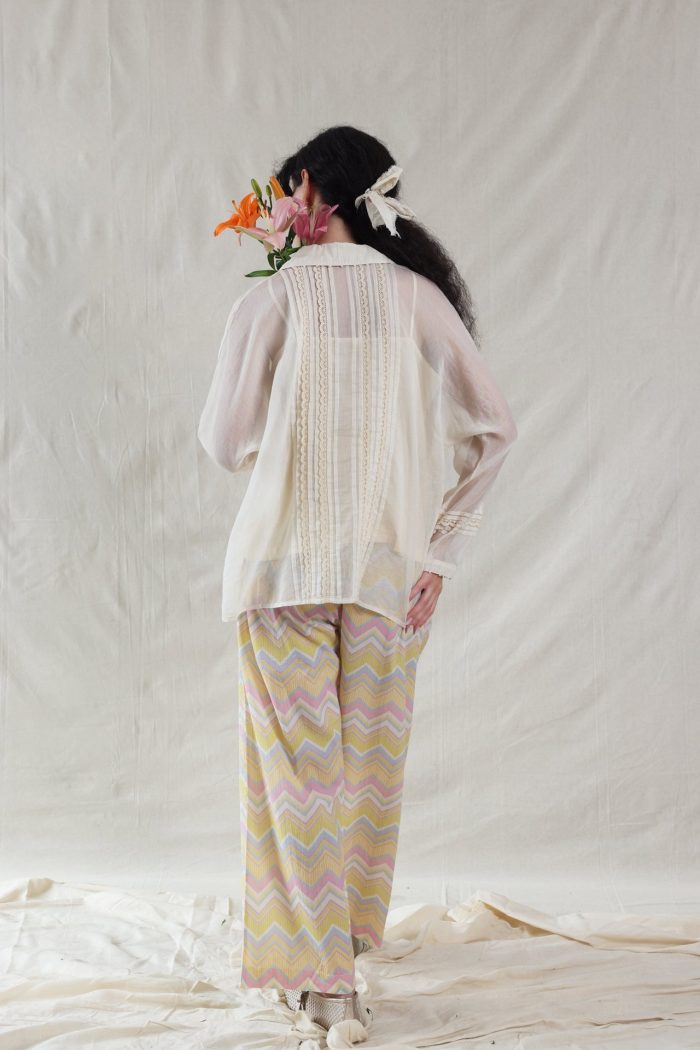 HAND WOVEN COTTON SILK BOTTOM