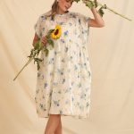 HAND WOVEN COTTON SILK DRESS