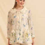 HAND WOVEN COTTON SILK TOP