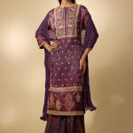 PURPLE KURTA SET