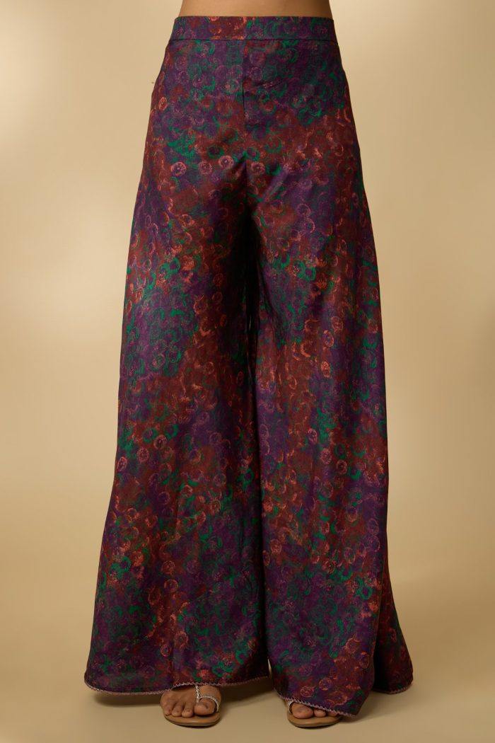 PURPLE KURTA SET