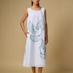 White Linen Paloma Dress