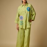 Pista Green Flora Co-ord Set