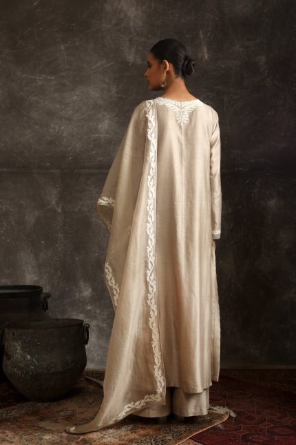 Oyester Grey Kurta Set