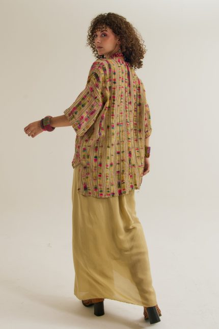 OLIVE GREEN NARGIS SHIRT