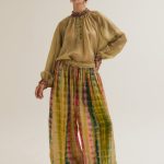 OLIVE GREEN EILA SHIRT AND BAUHINI PANTS SET