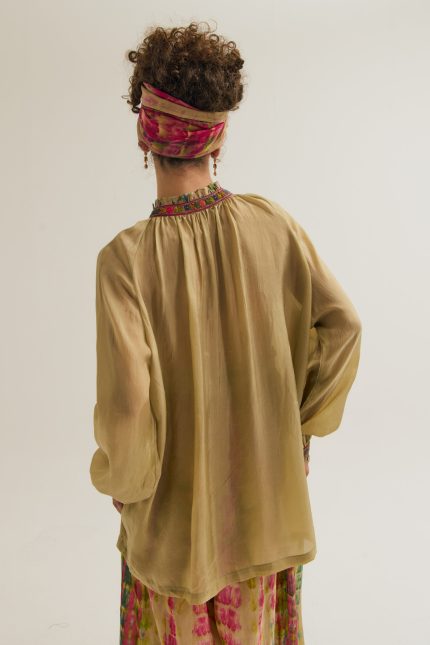 OLIVE GREEN EILA  SHIRT