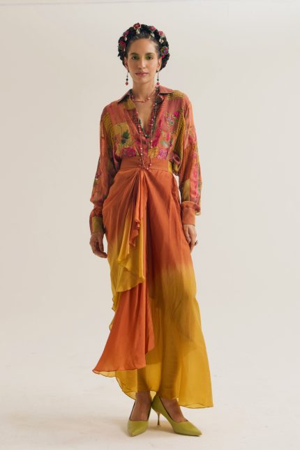 RUST & OCHRE VINCA SKIRT
