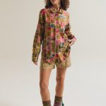 GREEN COSMOS
 PATCHWORK
 SHIRT
