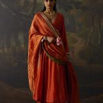 Rust Kalidar Angrakha Set