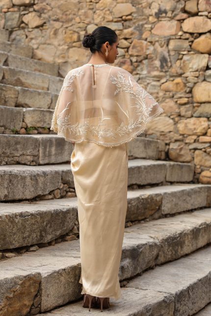 Beige Cape Set