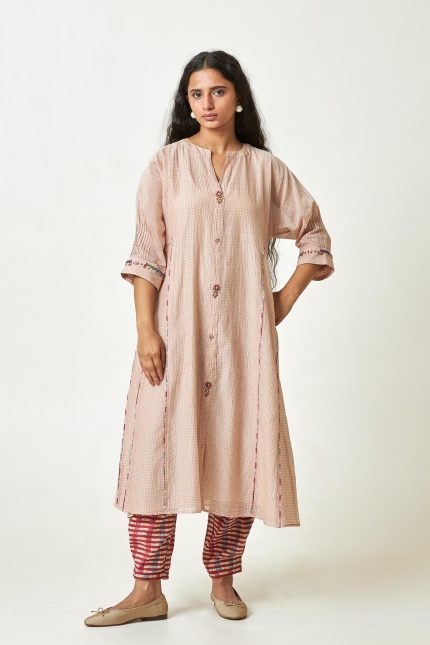 Soft Shore Embroidered Tunic Set