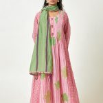 Cherry Blossom Block Printed Kurta Set