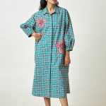 Shoreline Block Printed Dress