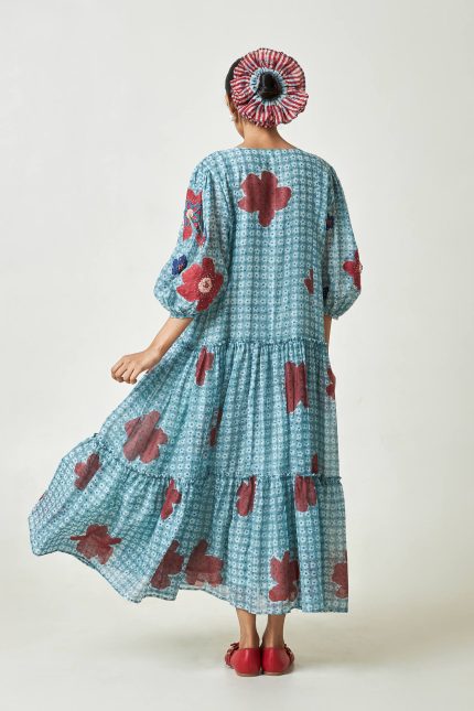 Seabreeze Block Printed Dress