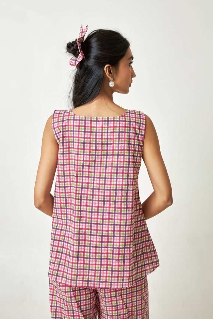 Island Heat Block Printed Top