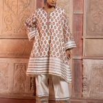 Ivory Block Printed Tunic Set