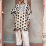 Beige Polka Dot Printed Co-ord Set