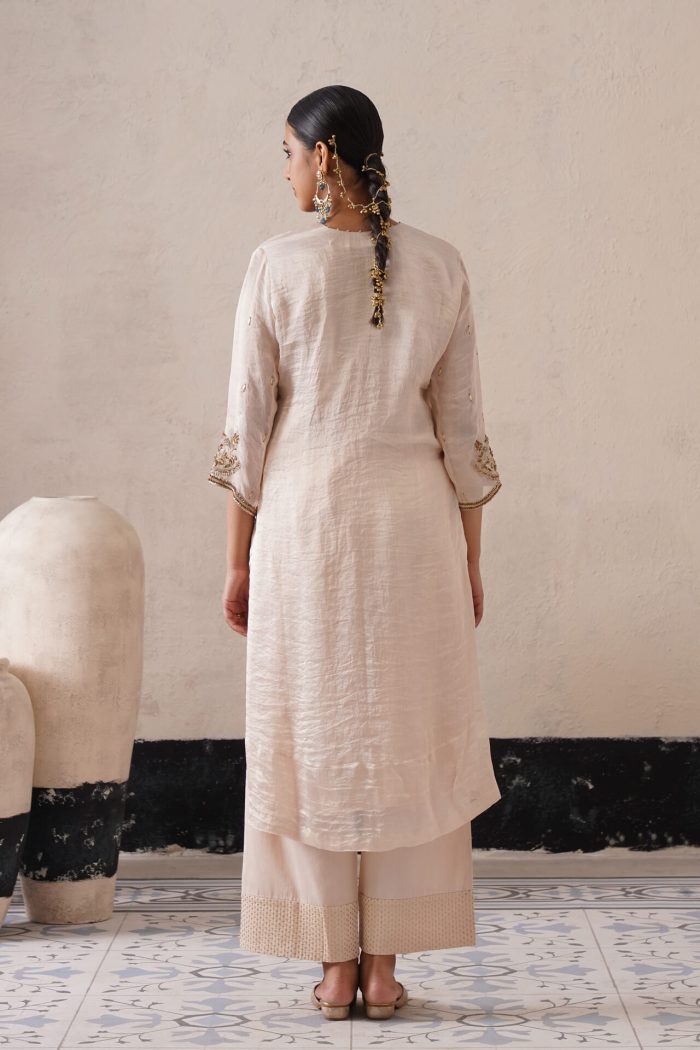 Ivory Straight Kurta Set