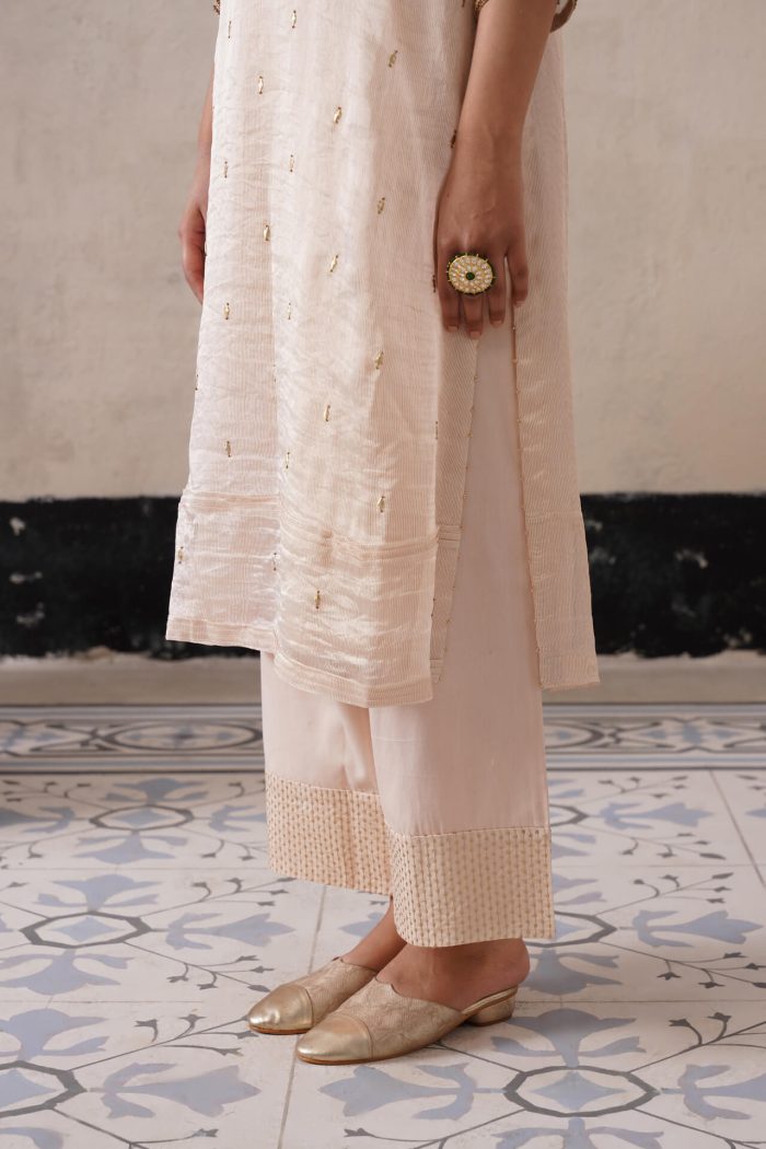 Ivory Straight Kurta Set