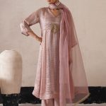 Muave A-Line Kurta Set