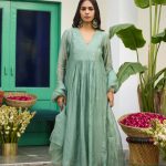 Sage Green Mishri Motichoor Kurta Set