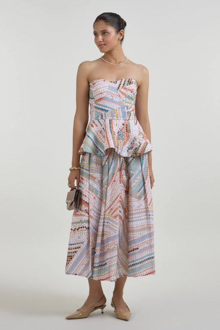Daphne Peplum Skirt Set