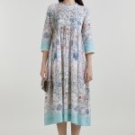 Tyla Pleated Midi Dress