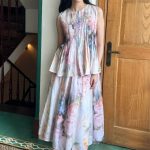 Olivia Accordian Skirt Set