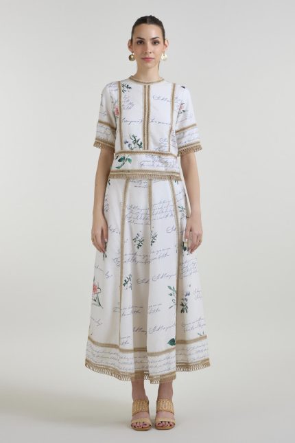 Poetry Raafia Skirt Set