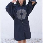 Navy Nocturne Eclipse Dress