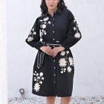 Noir Petaline Dress
